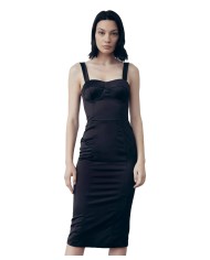 GAELLE Abito Donna GBDM20271 AI 23/24 Tubino Midi 01 NERO GAELLE PA...