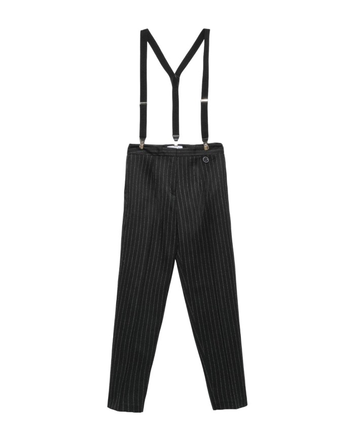 Pantaloni con bretelle on sale