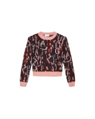 maglia rosa multicolor da uomo logata frontalmente | GAELLE maglia rosa multicolor da uomo logata frontalmente | GAELLE