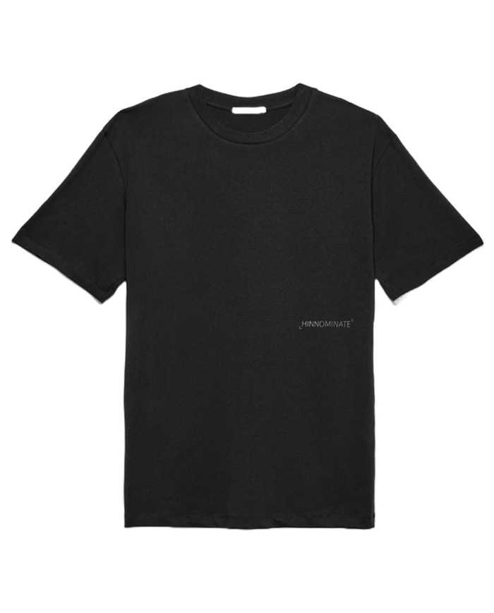 t-shirt nera da donna con logo frontale | HINNOMINATE t-shirt nera da donna con logo frontale | HINNOMINATE