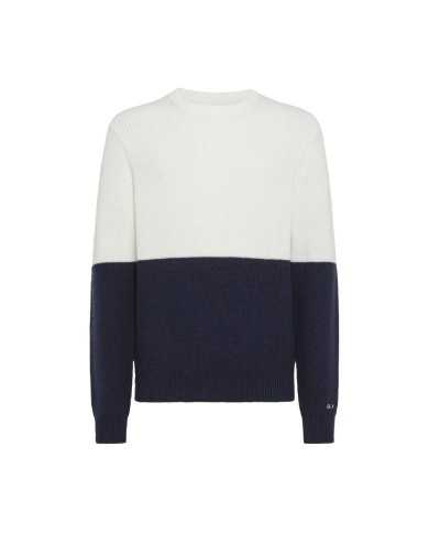 maglia bianco panna da uomo logato su manica | SUN68 maglia bianco panna da uomo logato su manica | SUN68
