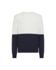 maglia bianco panna da uomo logato su manica | SUN68