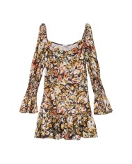 abito gaug/nero da donna con gonna a balze | MAR DE GARGARITAS