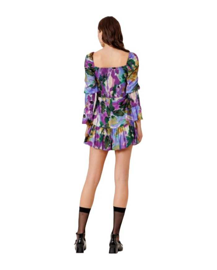 abito van g. purple da donna con scollo a cuore | MAR DE MARGARITAS abito van g. purple da donna con scollo a cuore | MAR DE MARGARITAS