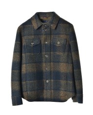 giacca da uomo con lavorazione a quadri blu e pendaglio logato | BOB giacca da uomo con lavorazione a quadri blu e pendaglio logato | BOB