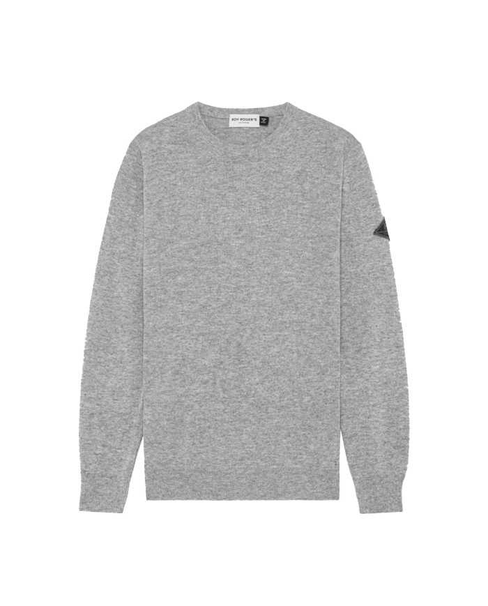 maglia perla da uomo con logo patch su manica | ROY ROGER'S maglia perla da uomo con logo patch su manica | ROY ROGER'S