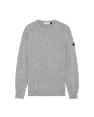 maglia perla da uomo con logo patch su manica | ROY ROGER'S