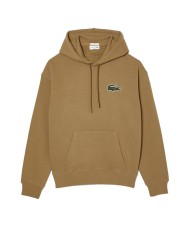 felpa oversize six marrone da uomo con stemma coccodrillo | LACOSTE felpa oversize six marrone da uomo con stemma coccodrillo | LACOSTE