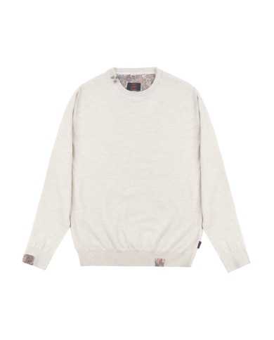 maglia perla da uomo con dettagli a patch su capo | BOB maglia perla da uomo con dettagli a patch su capo | BOB