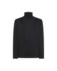 t-shirt nera da uomo logata sul petto | SUN68