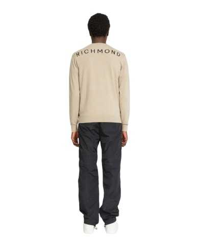 maglia humus da uomo logata in contrasto avanti e dietro | RICHMOND maglia humus da uomo logata in contrasto avanti e dietro | RICHMOND