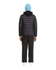 piumino trapuntato nero da uomo con scollo tondo | RICHMOND