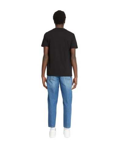 t-shirt nera da uomo con logo a contrasto avanti | RICHMOND t-shirt nera da uomo con logo a contrasto avanti | RICHMOND