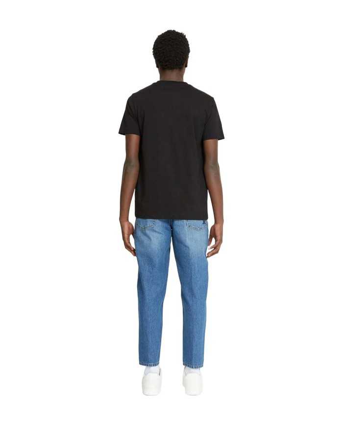 t-shirt nera da uomo con logo a contrasto avanti | RICHMOND t-shirt nera da uomo con logo a contrasto avanti | RICHMOND
