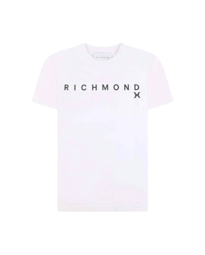 RICHMOND T Shirt Uomo UMA23082TSS0 BURASA AI 23 24 cotone con stamp