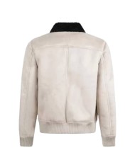 giubbotto humus da uomo con collo alla francese | RICHMOND