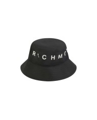 capello da pescatore nera da uomo con logo avanti | RICHMOND