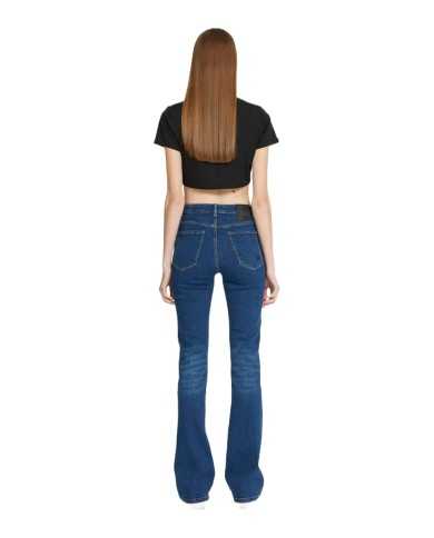 jeans a gamba flare denim blue da donna con etichetta | RICHMOND jeans a gamba flare denim blue da donna con etichetta | RICHMOND