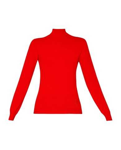 dolcevita mandarino da donna con dettaglio a strass logato | LIU JO