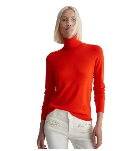 dolcevita mandarino da donna con dettaglio a strass logato | LIU JO