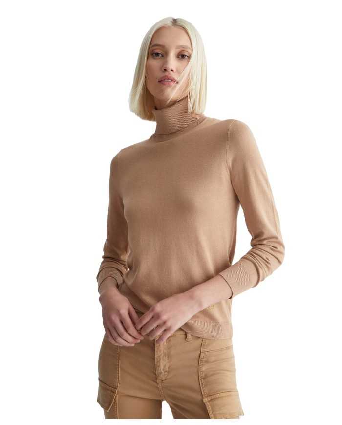 dolcevita sahara da donna con dettaglio a strass logato | LIU JO dolcevita sahara da donna con dettaglio a strass logato | LIU JO