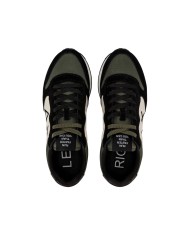 sneaker militare scuro uomo | scritta RUN FASTER THAN YOU CAN | SUN68