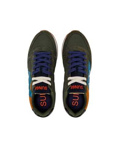 sneakers giallo senape da uomo logate su lato | SUN68