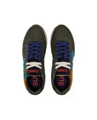 sneakers giallo senape da uomo logate su lato | SUN68