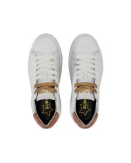 sneakers bianco/rosa da donna con logo su lati e retro | SUN68