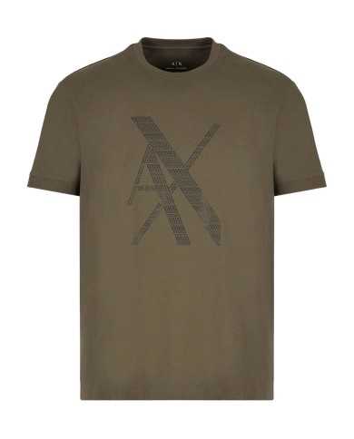 t-shirt crocodile da uomo con logo stampato avanti | ARMANI EXCHANGE t-shirt crocodile da uomo con logo stampato avanti | ARMANI EXCHANGE