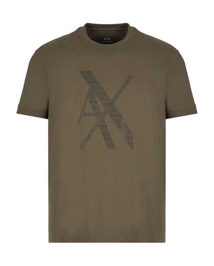 t-shirt crocodile da uomo con logo stampato avanti | ARMANI EXCHANGE t-shirt crocodile da uomo con logo stampato avanti | ARMANI EXCHANGE