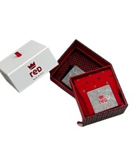 RED Set Calze Uomo 64824G2 AI 23/24 cotone con 2 pagli a fantasia 0...