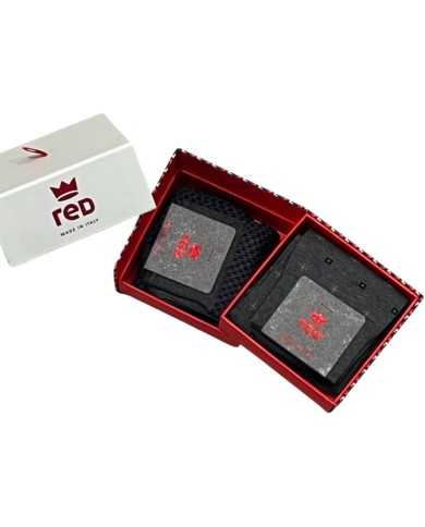 set calze grafite uomo con ricamo fantasia e confezione a cubo | RED set calze grafite uomo con ricamo fantasia e confezione a cubo | RED