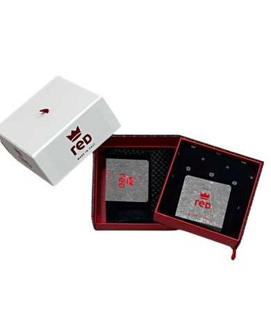 set calze nere da uomo con ricamo fantasia e confezione a cubo | RED set calze nere da uomo con ricamo fantasia e confezione a cubo | RED
