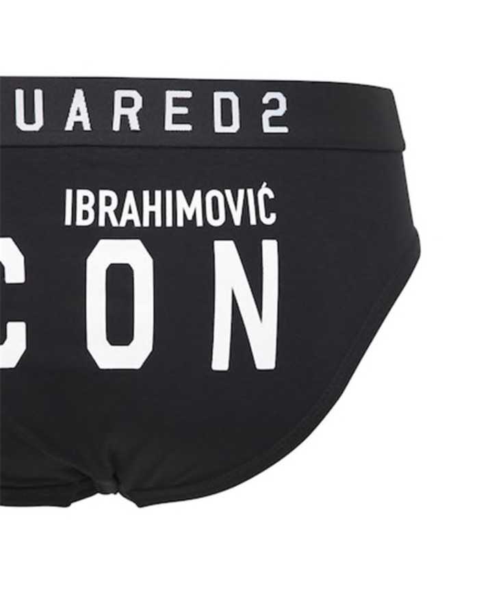 2 slip elastici neri da uomo linea IBRAHIMOVIC | DSQUARED2