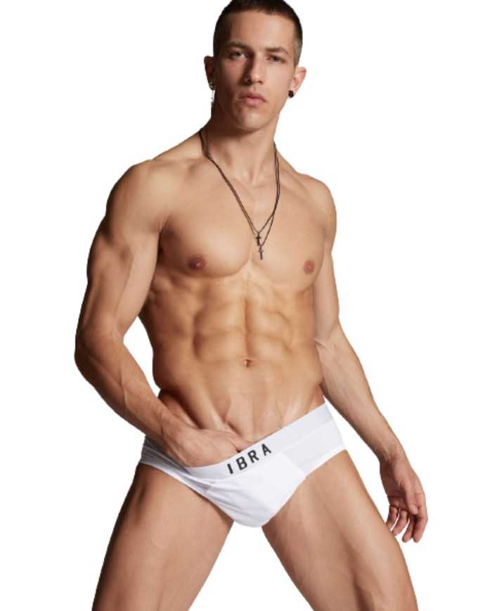 2 slip elastici bianchi da uomo linea IBRAHIMOVIC | DSQUARED2 2 slip elastici bianchi da uomo linea IBRAHIMOVIC | DSQUARED2