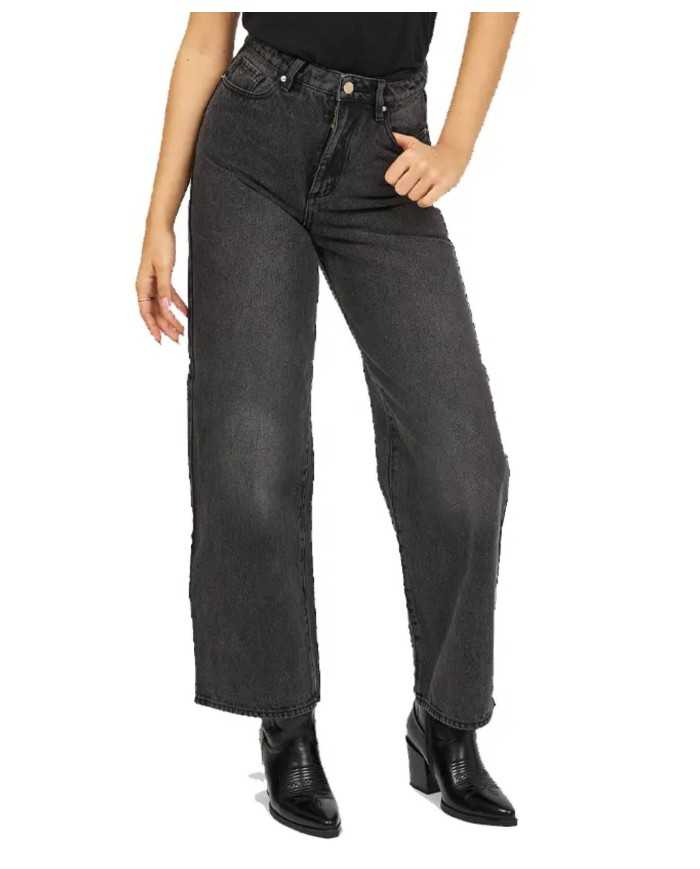 jeans black denim da donna con logo patch su retro | ARMANI EXCHANGE jeans black denim da donna con logo patch su retro | ARMANI EXCHANGE