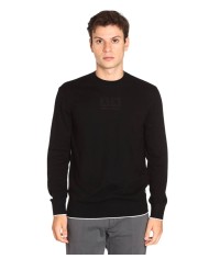 maglia nera da uomo logata avanti | ARMANI EXCHANGE