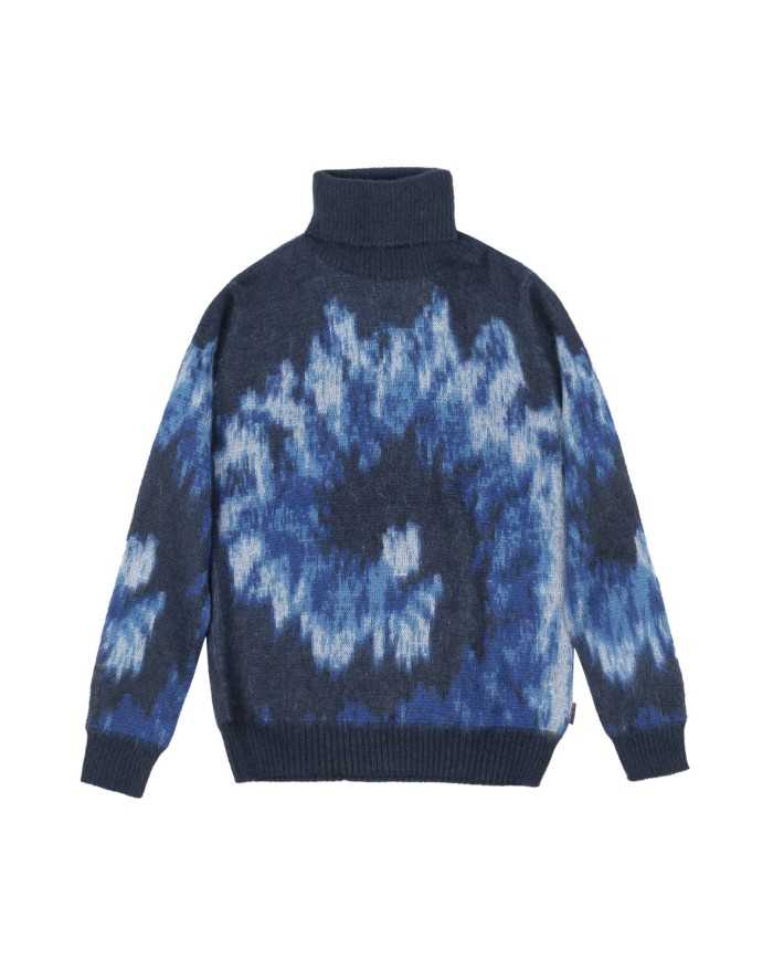 dolcevita da uomo in lana con fantasia lavorata a maglia | BOB dolcevita da uomo in lana con fantasia lavorata a maglia | BOB