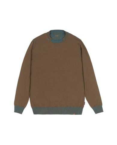 maglia moro/bottiglia da uomo con dettagli ricamati | BOB maglia moro/bottiglia da uomo con dettagli ricamati | BOB