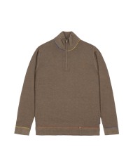 dolcevita fango da uomo con dettagli ricamati | BOB