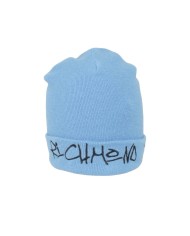 berretto blue placid da uomo con logo ricamato su risvolto | RICHMOND