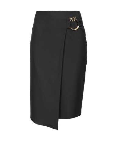 gonna longuette nero limousine da donna con fibbia LOVEBIRDS | PINKO gonna longuette nero limousine da donna con fibbia LOVEBIRDS | PINKO