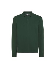 polo verde scuro da uomo con patch a fantasia e logo patch | SUN68