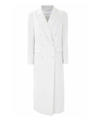 capotto latte/panna da donna con scollo rever | KOCCA