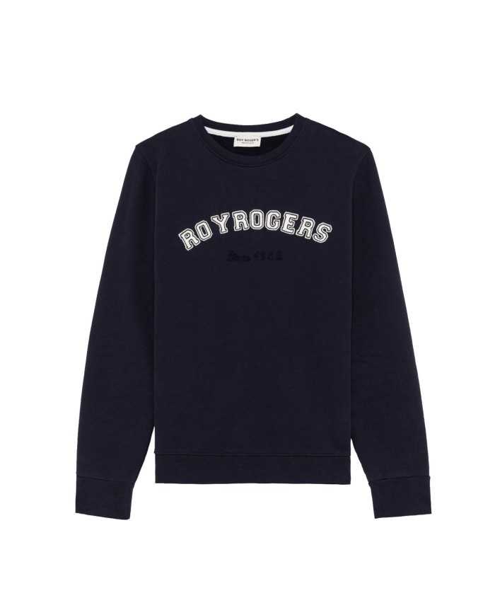 Felpa blue navy da uomo con DETTAGLIO LOGATO avanti | ROY ROGER’S Felpa blue navy da uomo con DETTAGLIO LOGATO avanti | ROY ROGER’S