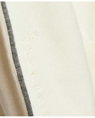 Maglia panna da uomo con LOGO RICAMO su manica | RICHMOND Maglia panna da uomo con LOGO RICAMO su manica | RICHMOND