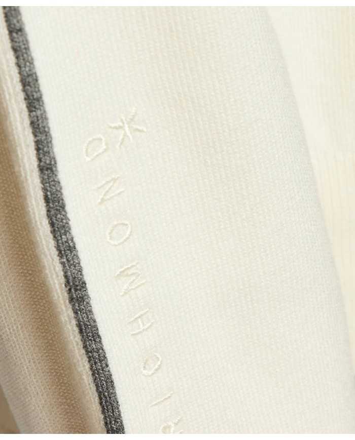 Maglia panna da uomo con LOGO RICAMO su manica | RICHMOND Maglia panna da uomo con LOGO RICAMO su manica | RICHMOND
