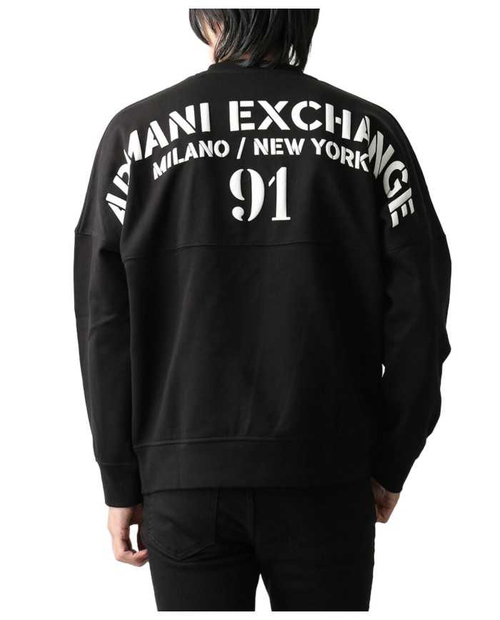 ARMANI EXCHANGE Felpa Uomo 6RZMLG ZJ4XZ AI 23/24 cotone regular con...