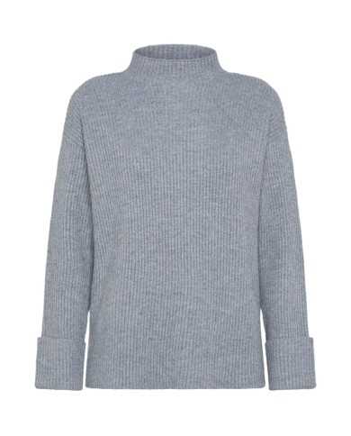 lupetto grigio chiaro da uomo CON LAVORAZIONE A MAGLIA | SUN68